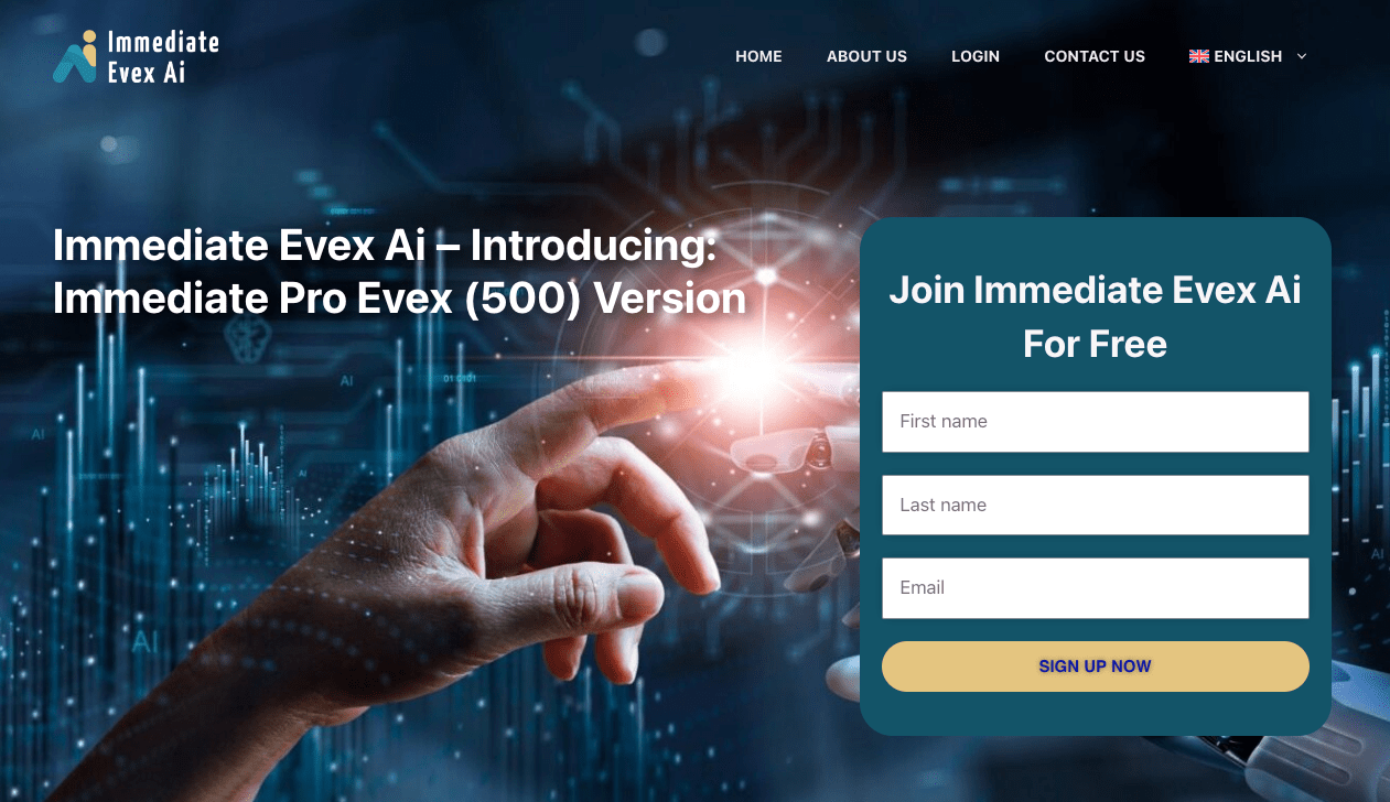 Immediate Evex Ai - Home Page-min