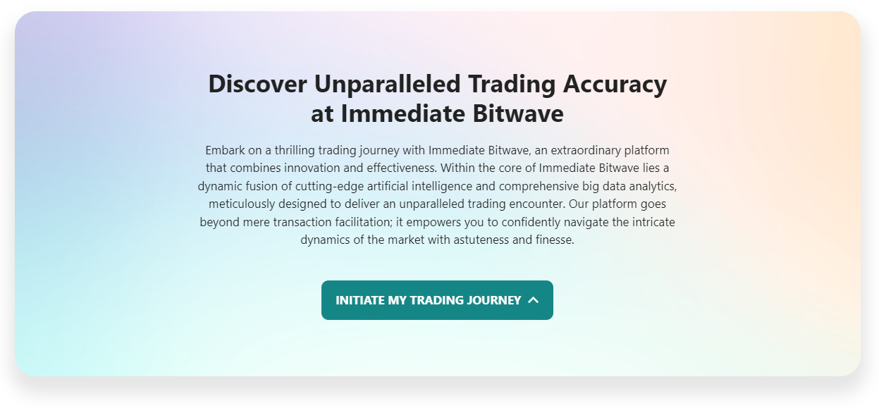 Immediate Bitwave ontdekking